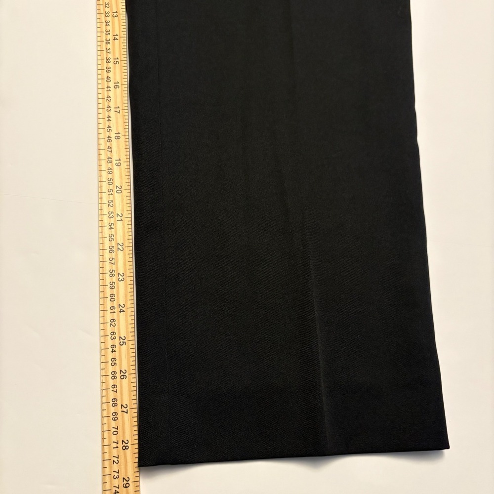 Levi Strauss Action Slacks Mens 42x32 Black Vintage Straight Leg Trousers - Picture 6 of 11